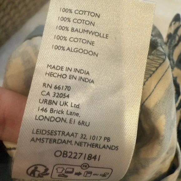 FREE PEOPLE Miss You Most Wide Leg Pants size 4 Olive Combo NWT Palazzo Y2K NWT - Picture 9 of 12